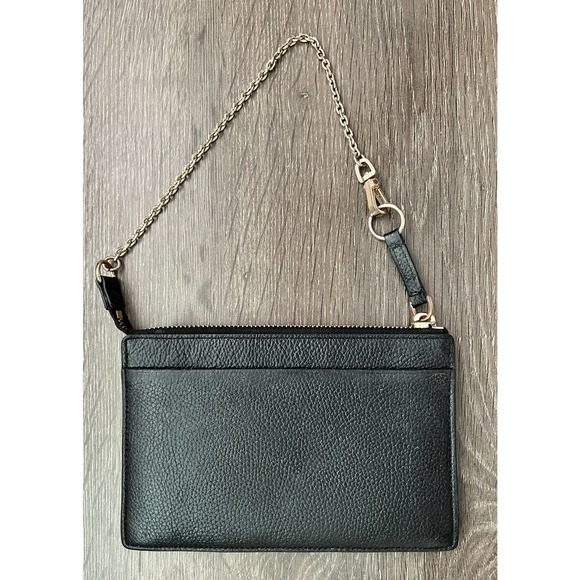 Henri Bendel Black Leather Clutch - Picture 4 of 8